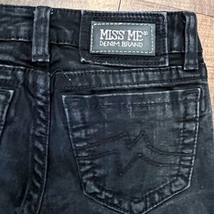 Miss me woman black Griffith park denim jeans Sz 27 waist skinny JPD1003SK-4